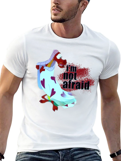 Mulan Mushu Im Not Afraid Graphic T-Shirt