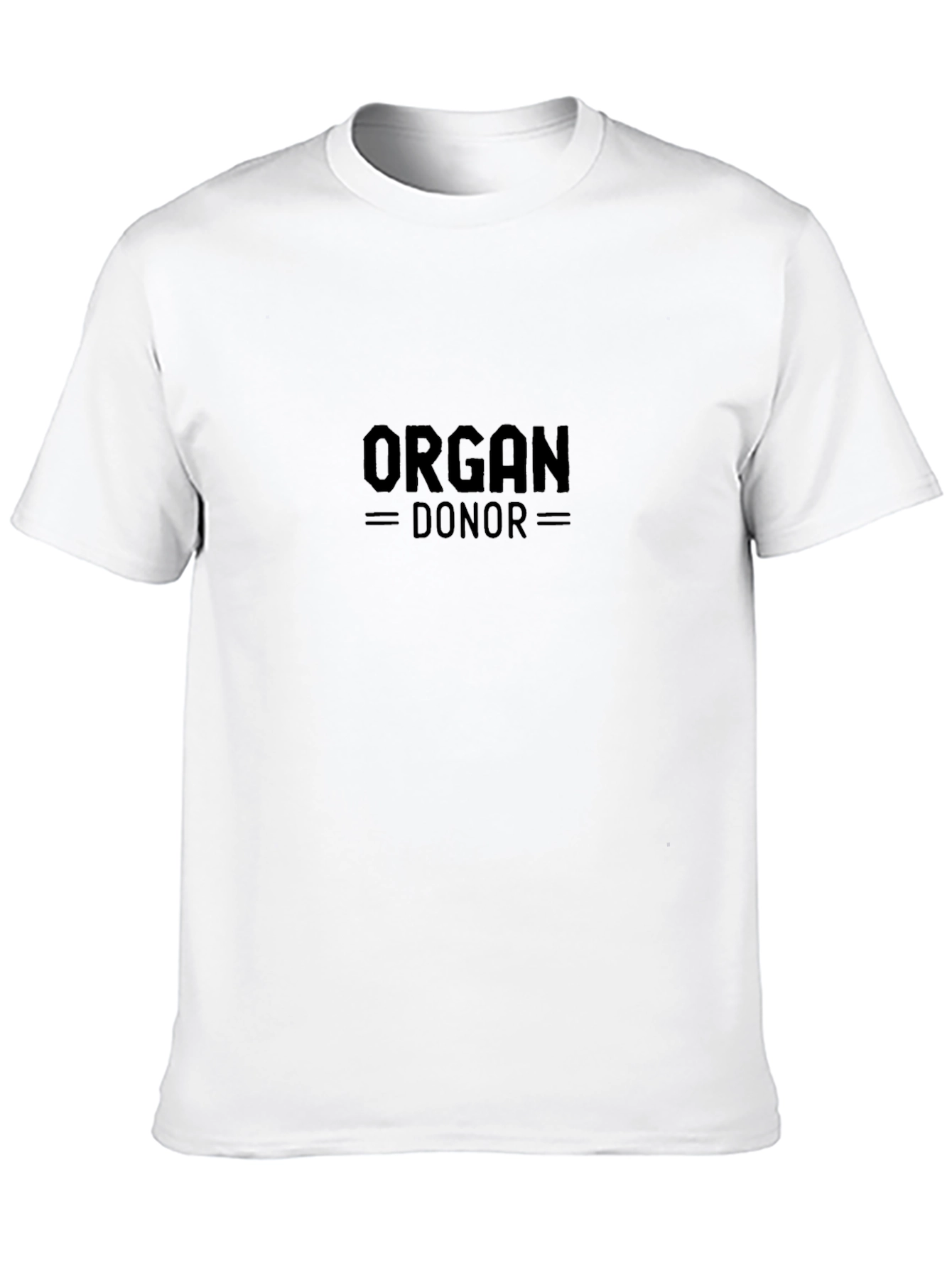 Organ Donor T-Shirt - Black Cotton Tee