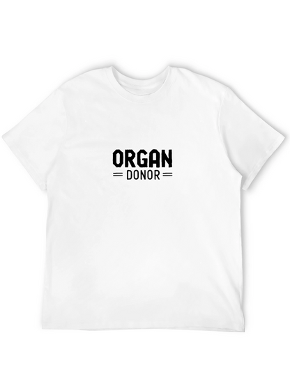 Organ Donor T-Shirt - Black Cotton Tee