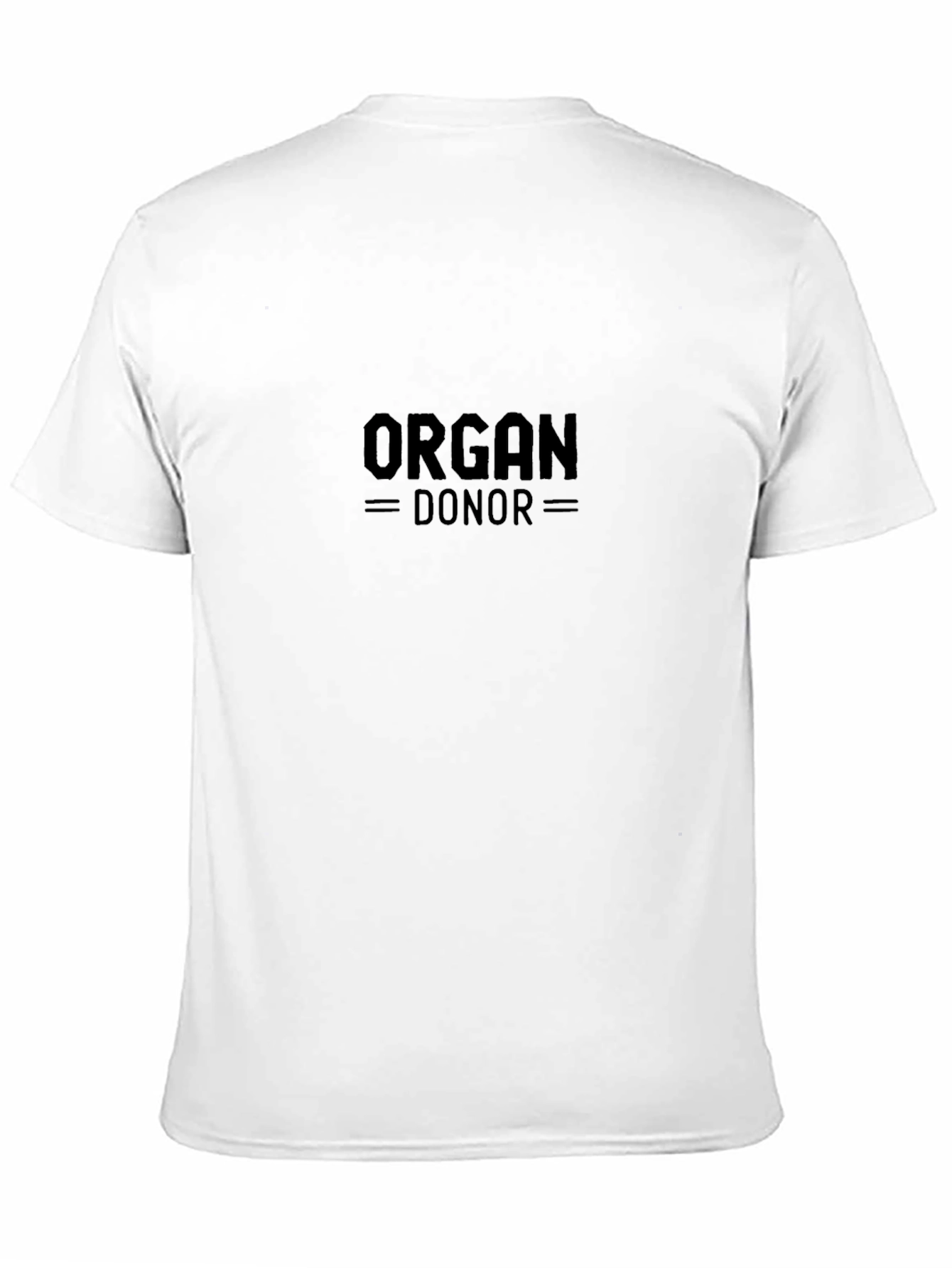 Organ Donor T-Shirt - Black Cotton Tee