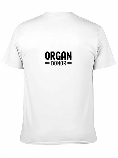 Organ Donor T-Shirt - Black Cotton Tee