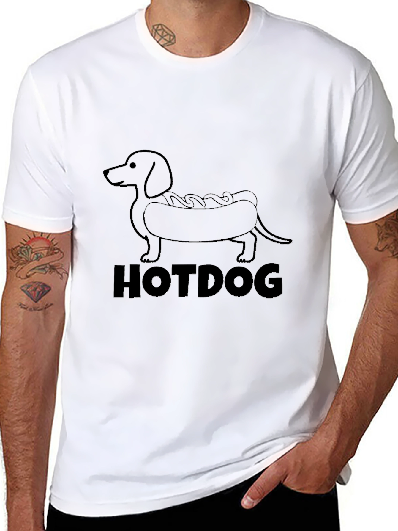 Hotdog Dachshund T-Shirt - Unisex