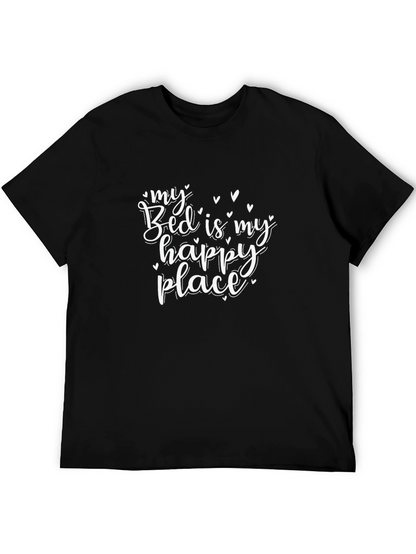 My Bed is My Happy Place Graphic T-Shirt