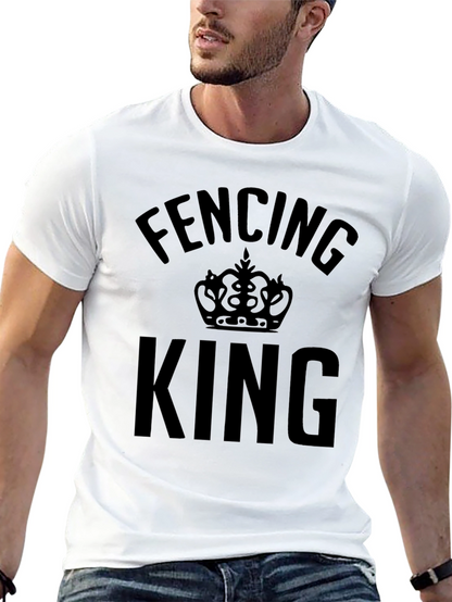 Fencing King Graphic T-Shirt