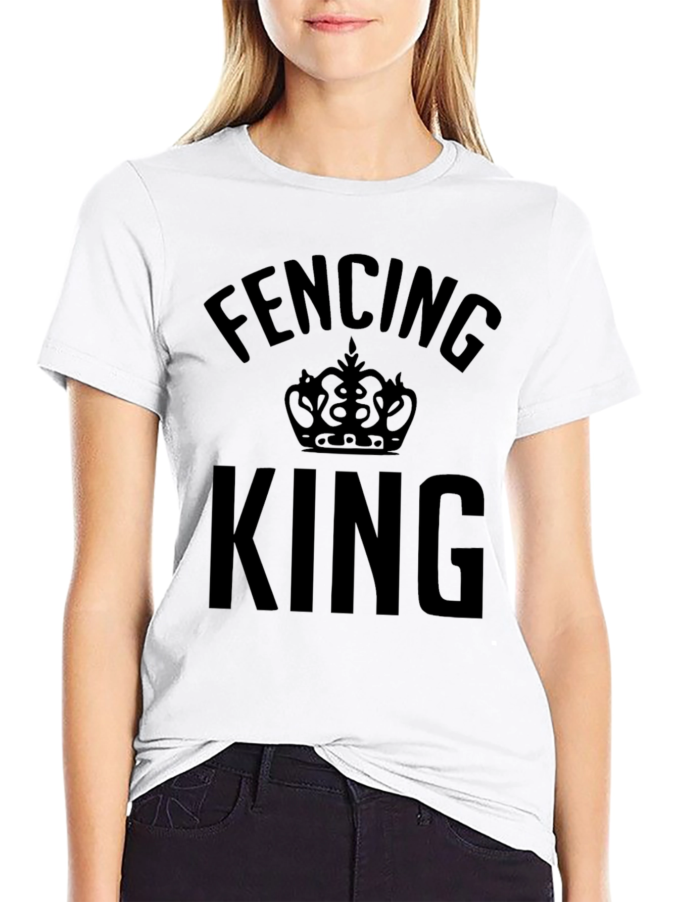 Fencing King Graphic T-Shirt