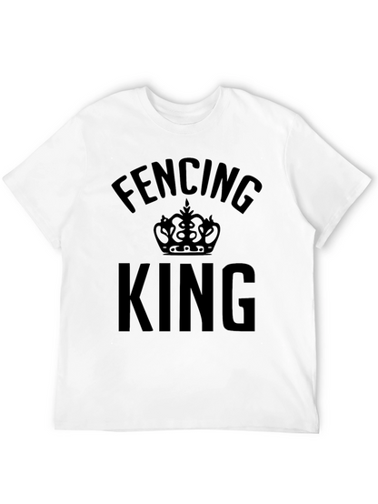 Fencing King Graphic T-Shirt