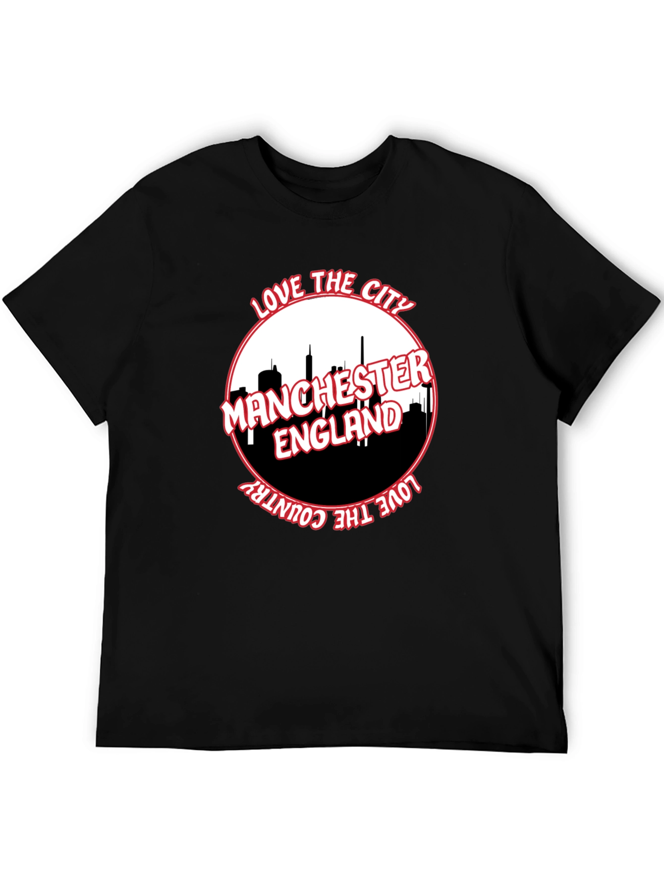 Manchester England T-Shirt - City & Country Love