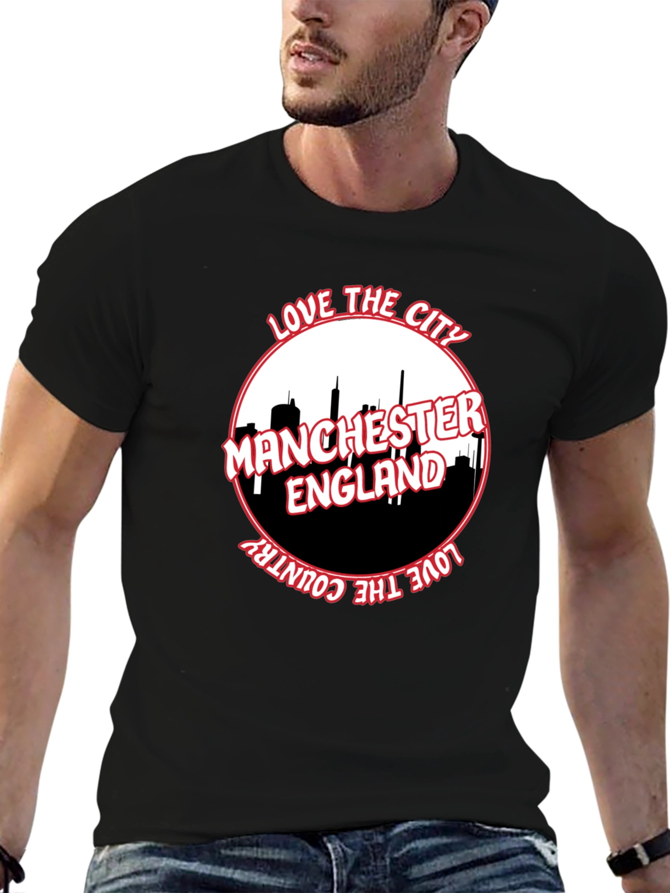Manchester England T-Shirt - City & Country Love
