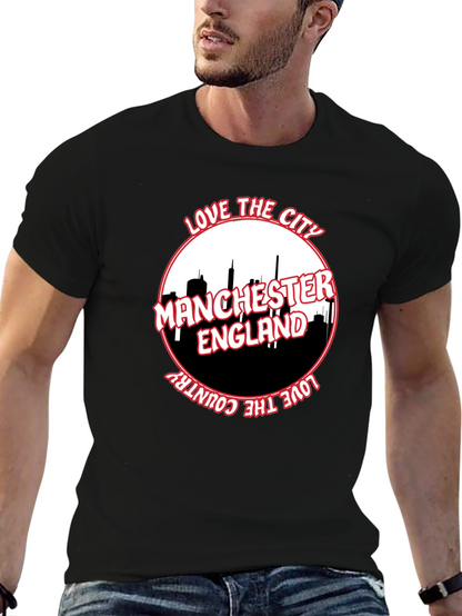 Manchester England T-Shirt - City & Country Love