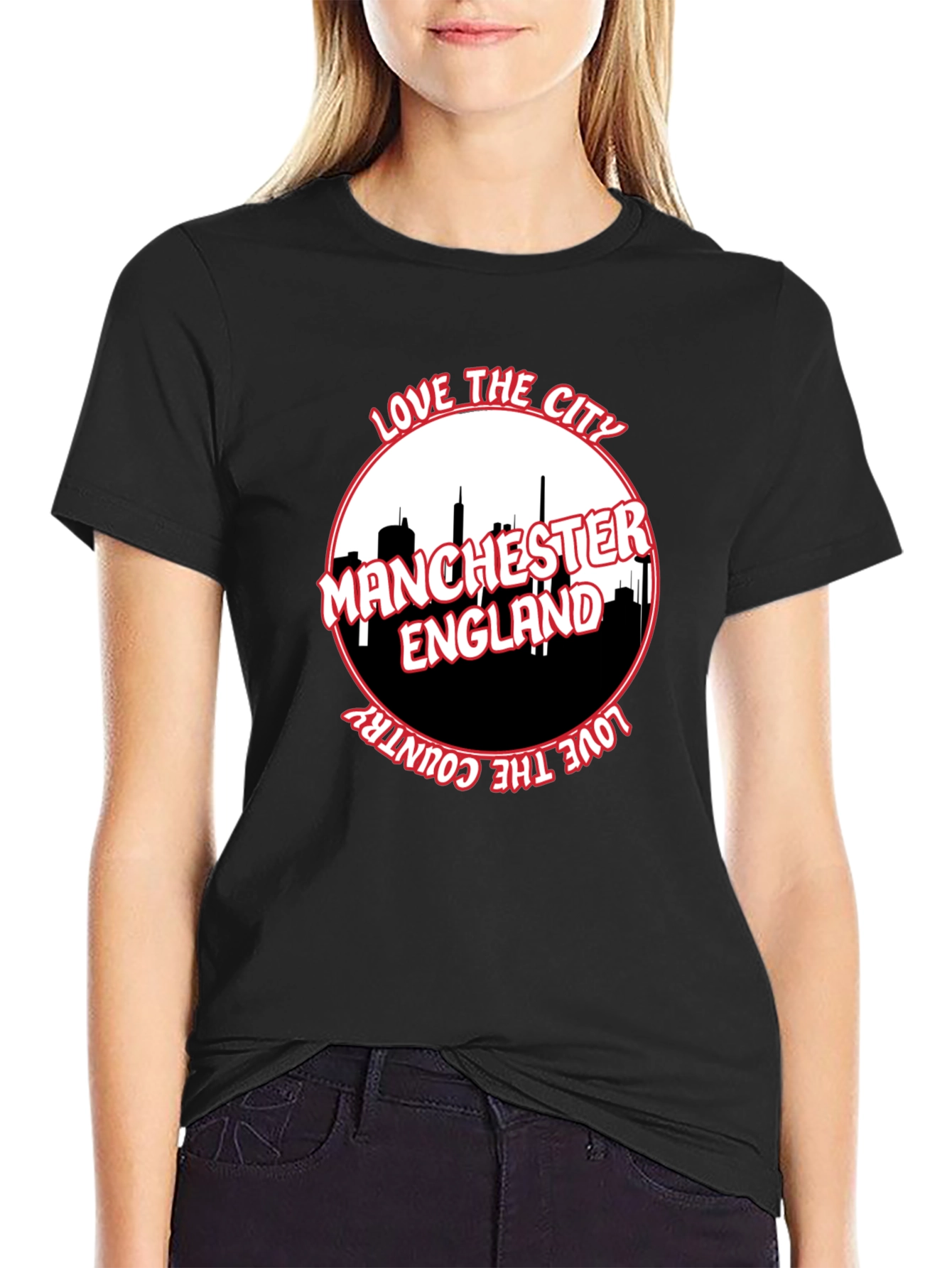 Manchester England T-Shirt - City & Country Love