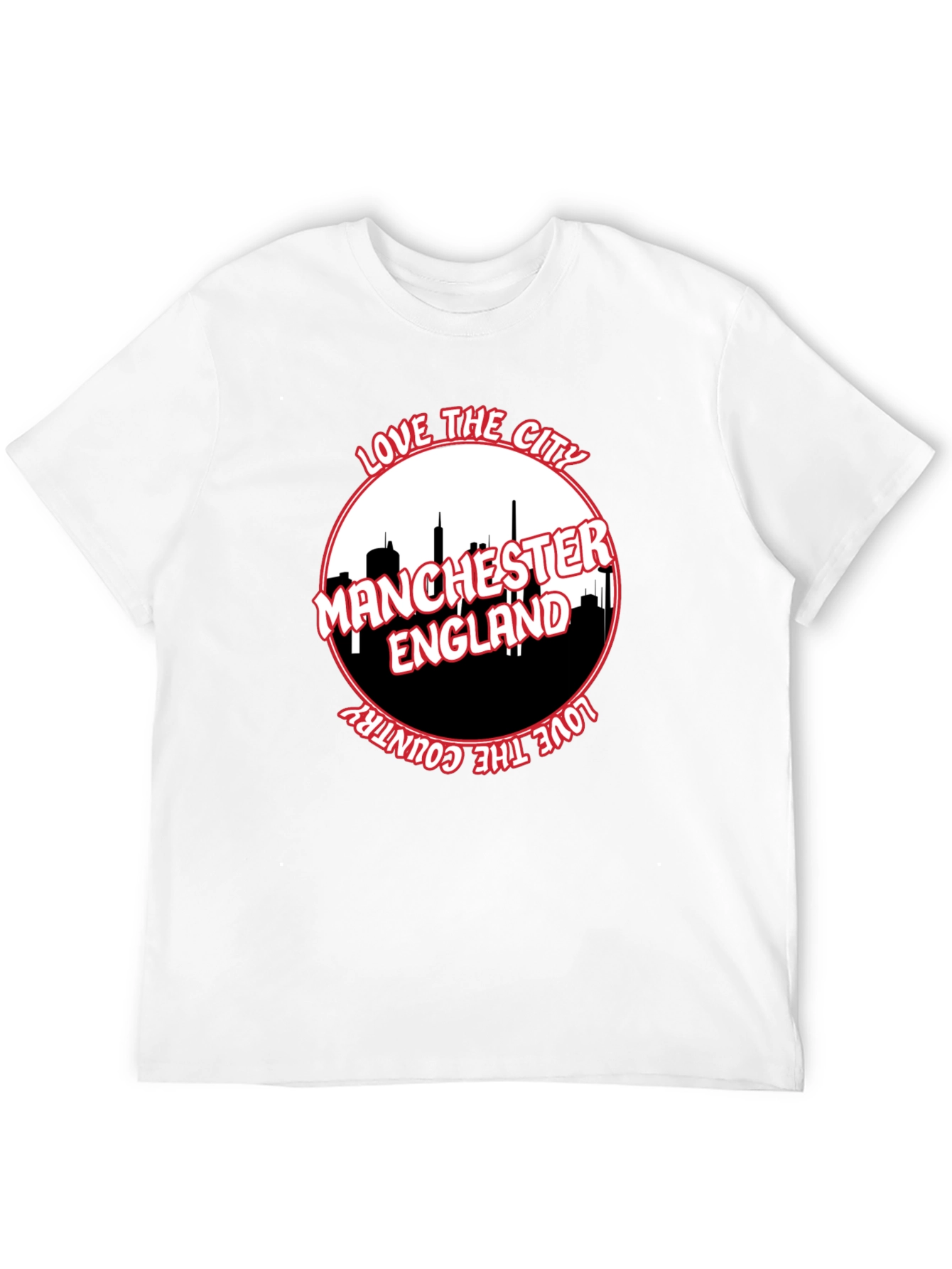 Manchester England T-Shirt - City & Country Love