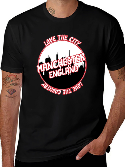 Manchester England T-Shirt - City & Country Love