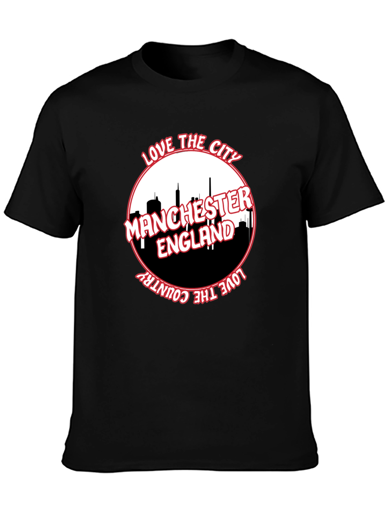 Manchester England T-Shirt - City & Country Love