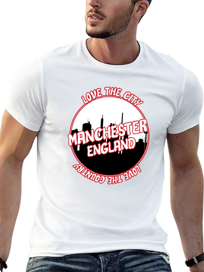 Manchester England T-Shirt - City & Country Love