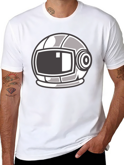 Astronaut Helmet Graphic T-Shirt