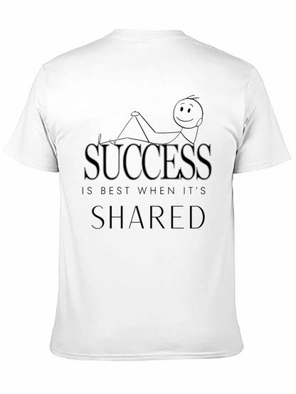 Success is Shared Graphic Tee - Black Unisex T-Shirt