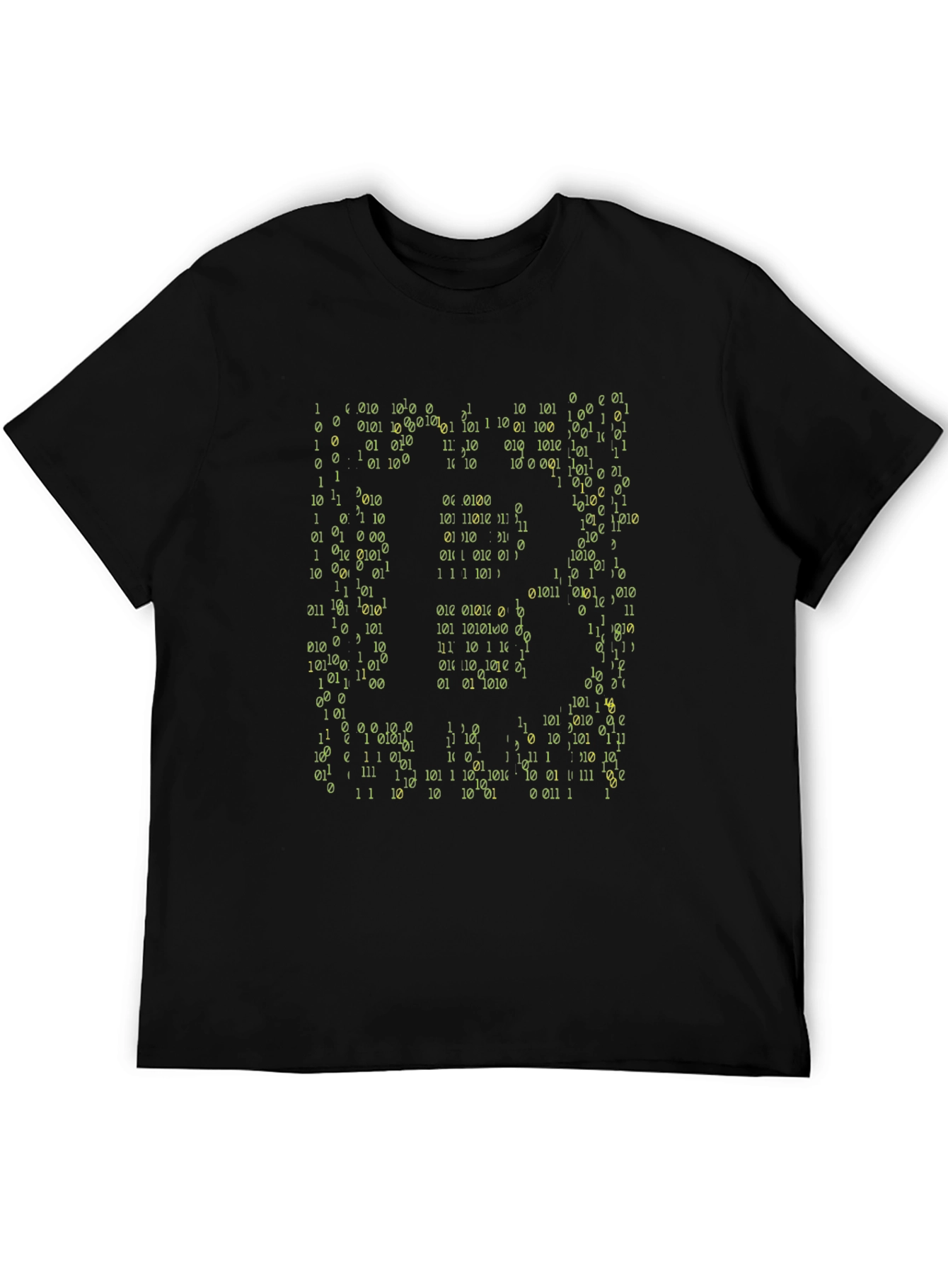 Binary Code Graphic T-Shirt