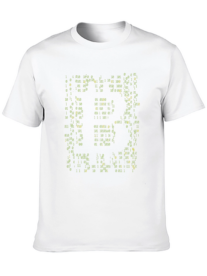 Binary Code Graphic T-Shirt