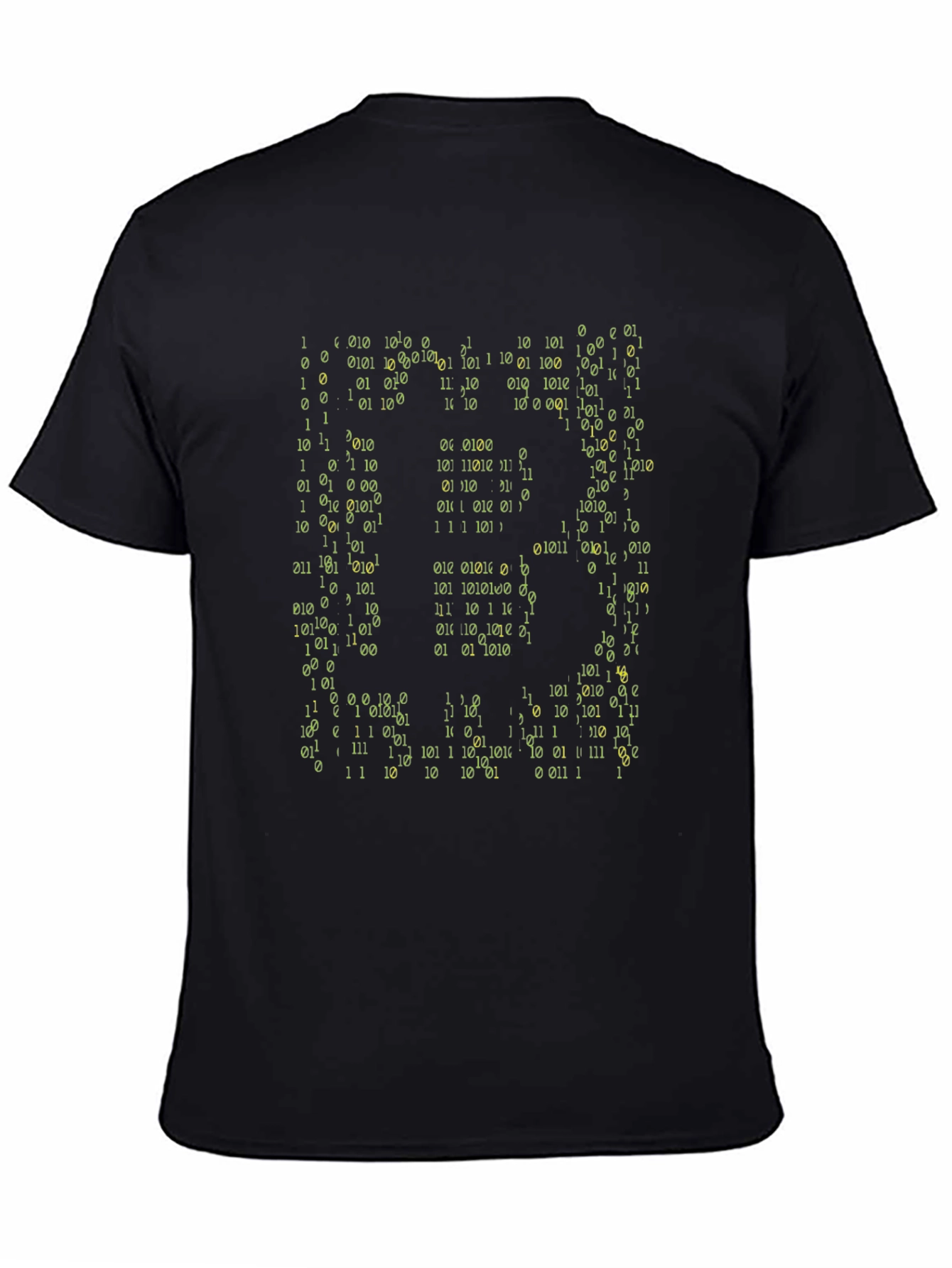 Binary Code Graphic T-Shirt