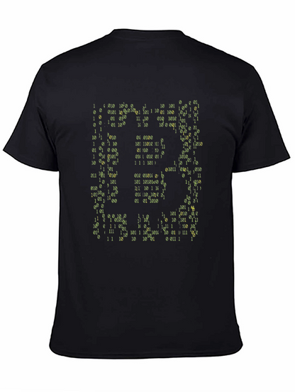 Binary Code Graphic T-Shirt