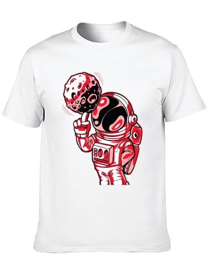 Astronaut Moon Spin Graphic T-Shirt