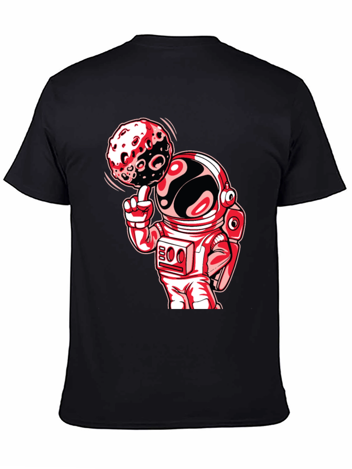 Astronaut Moon Spin Graphic T-Shirt