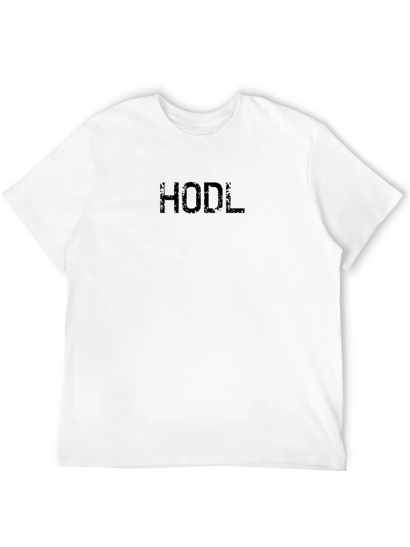 HODL Crypto Black T-Shirt - Invest & Hold!
