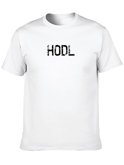 HODL Crypto Black T-Shirt - Invest & Hold!
