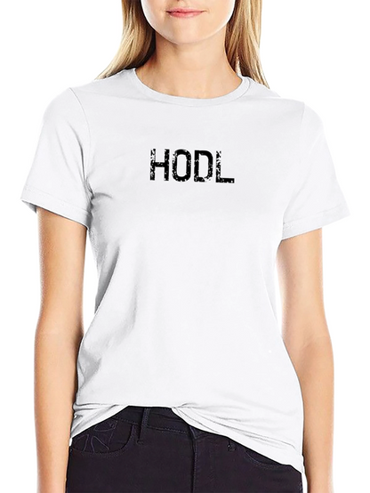 HODL Crypto Black T-Shirt - Invest & Hold!