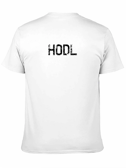HODL Crypto Black T-Shirt - Invest & Hold!