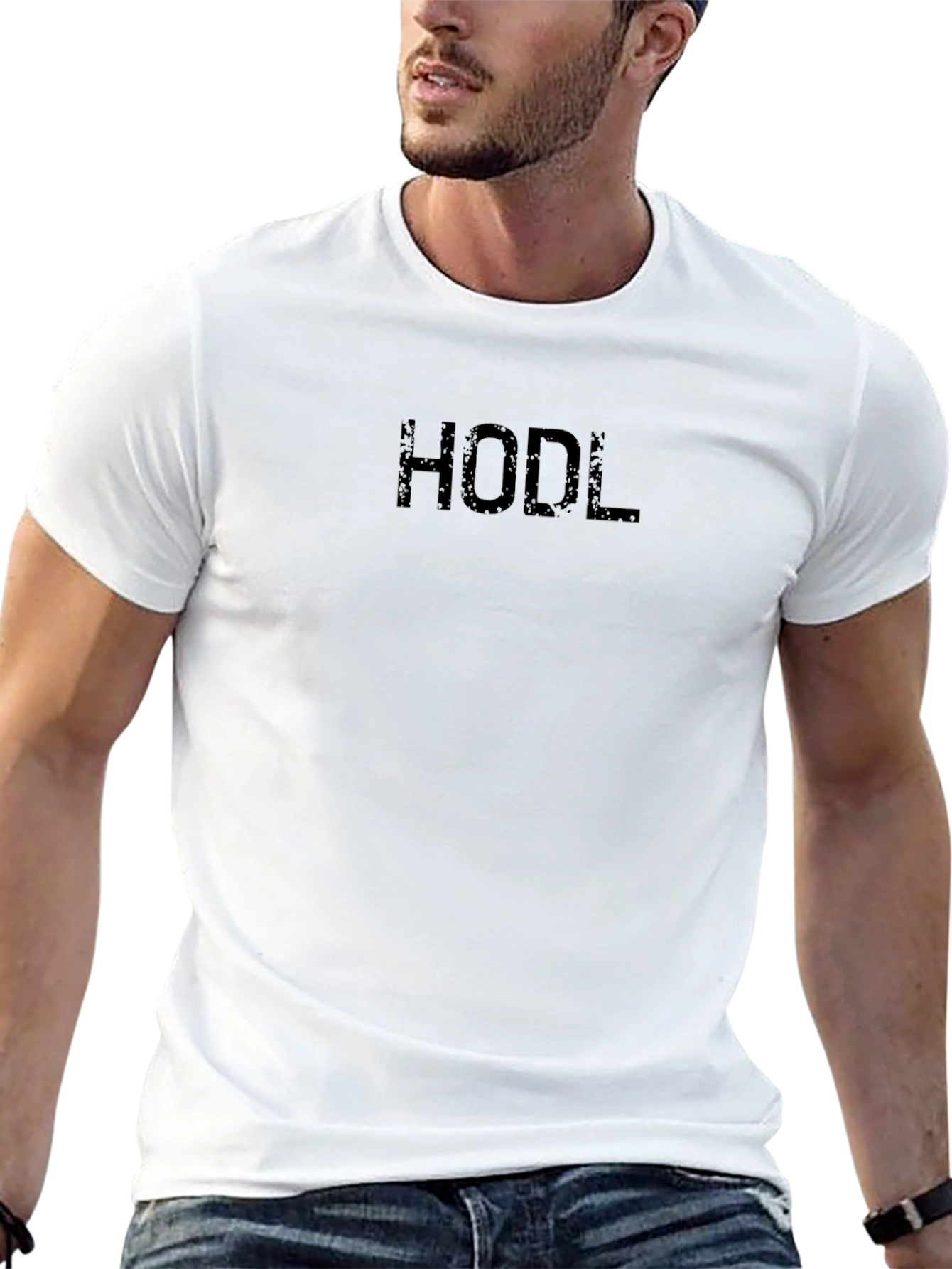 HODL Crypto Black T-Shirt - Invest & Hold!