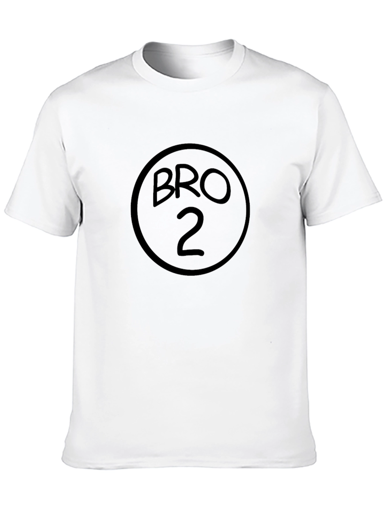 Bro 2 Black T-Shirt - Funny Sibling Apparel