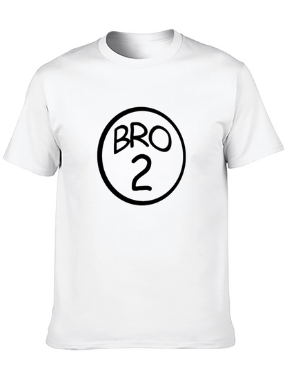Bro 2 Black T-Shirt - Funny Sibling Apparel