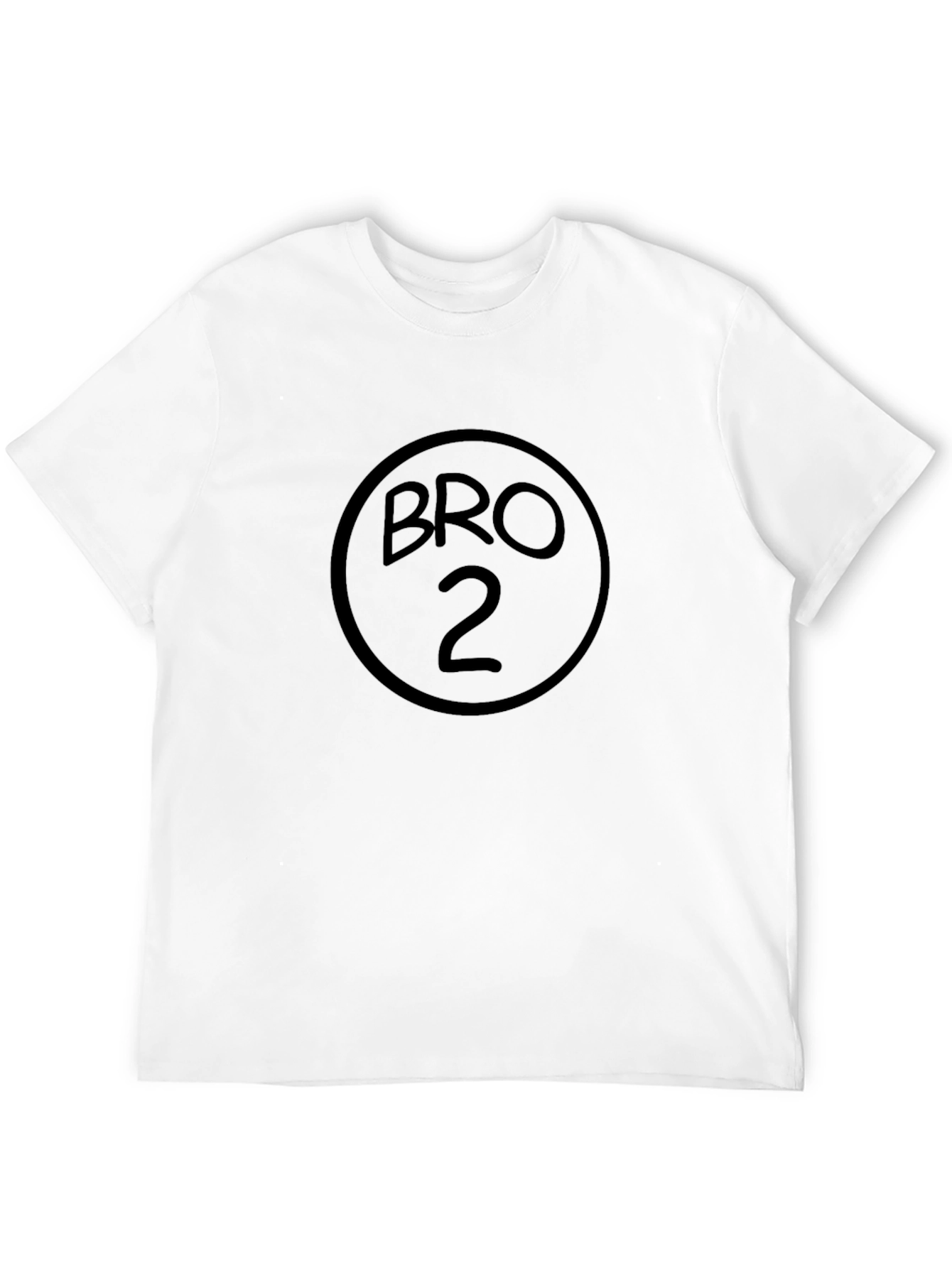 Bro 2 Black T-Shirt - Funny Sibling Apparel
