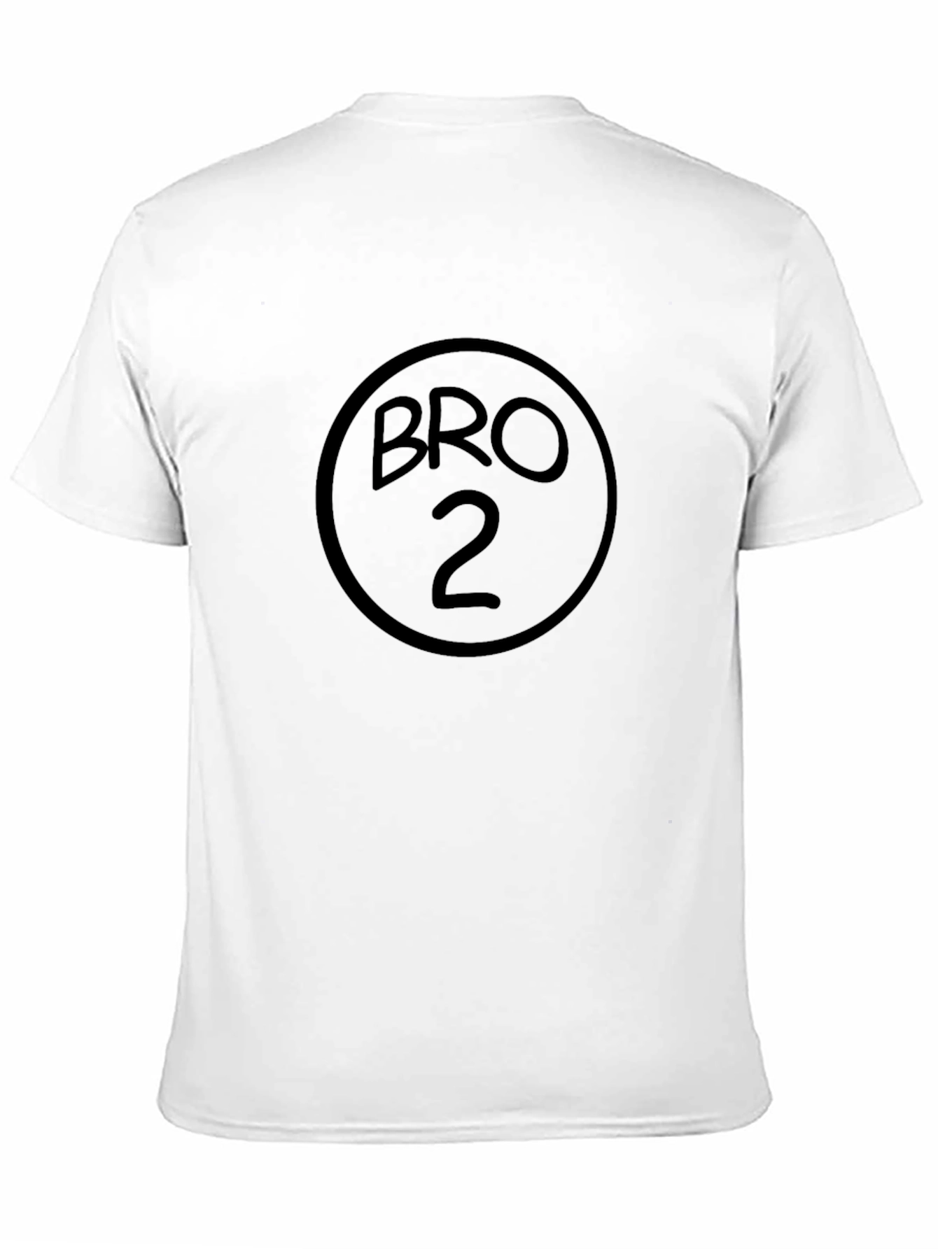 Bro 2 Black T-Shirt - Funny Sibling Apparel