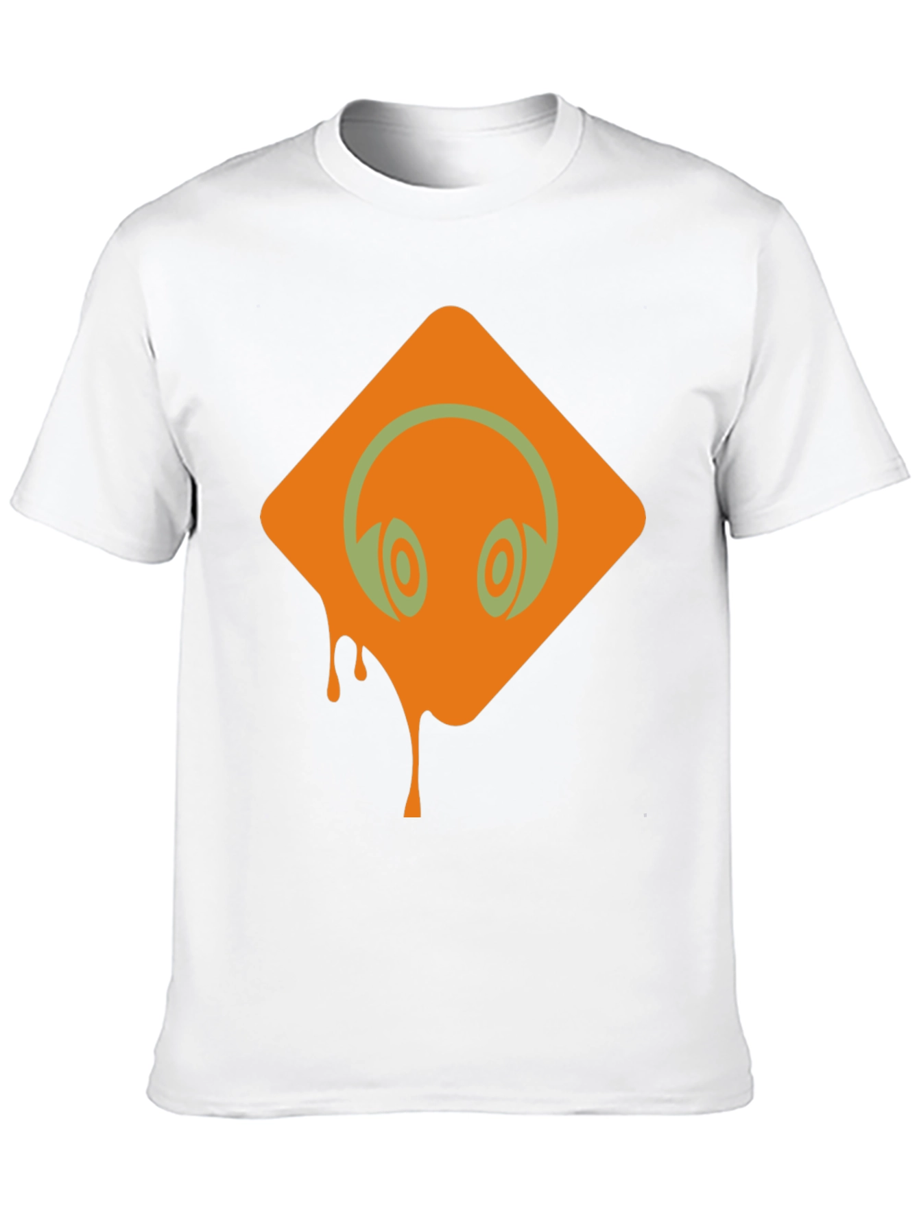 Headphones Graphic Black T-Shirt