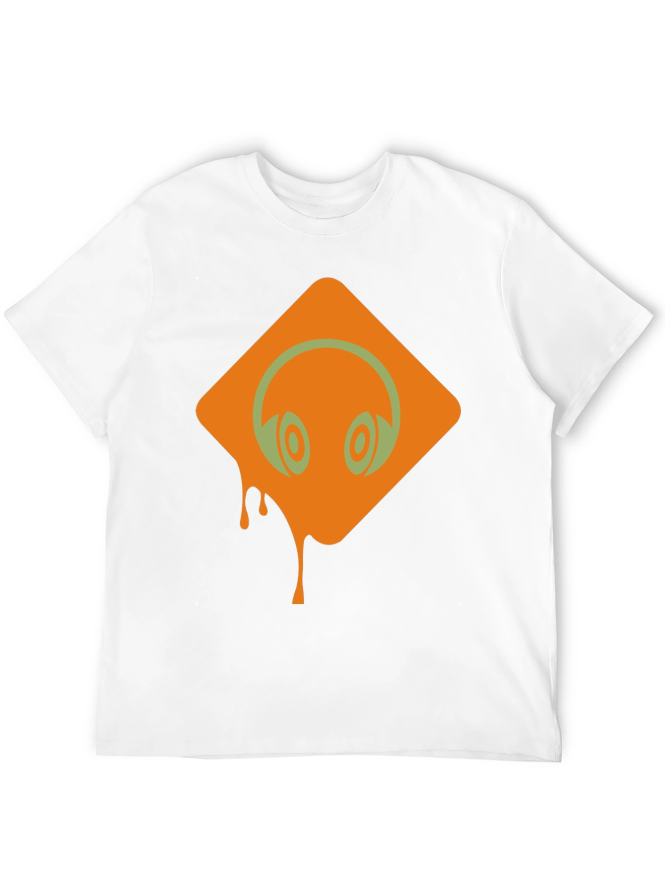 Headphones Graphic Black T-Shirt