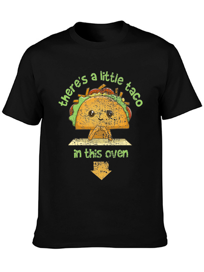 Cute Taco in the Oven Pregnancy Announcement T-Shirt