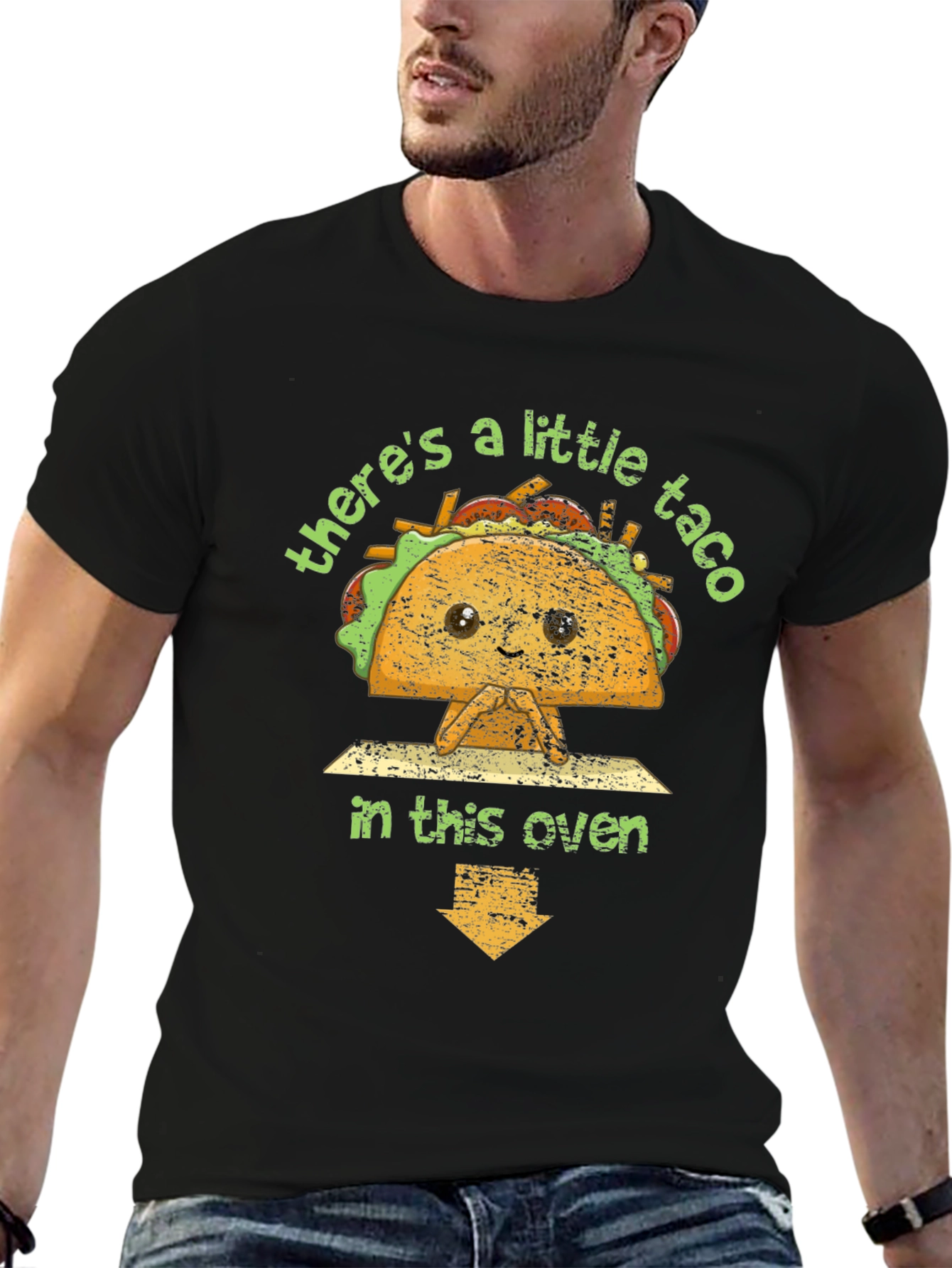 Cute Taco in the Oven Pregnancy Announcement T-Shirt