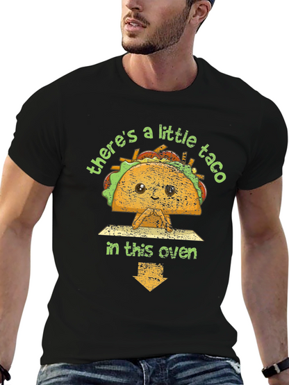 Cute Taco in the Oven Pregnancy Announcement T-Shirt
