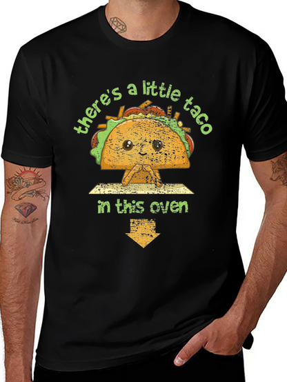Cute Taco in the Oven Pregnancy Announcement T-Shirt