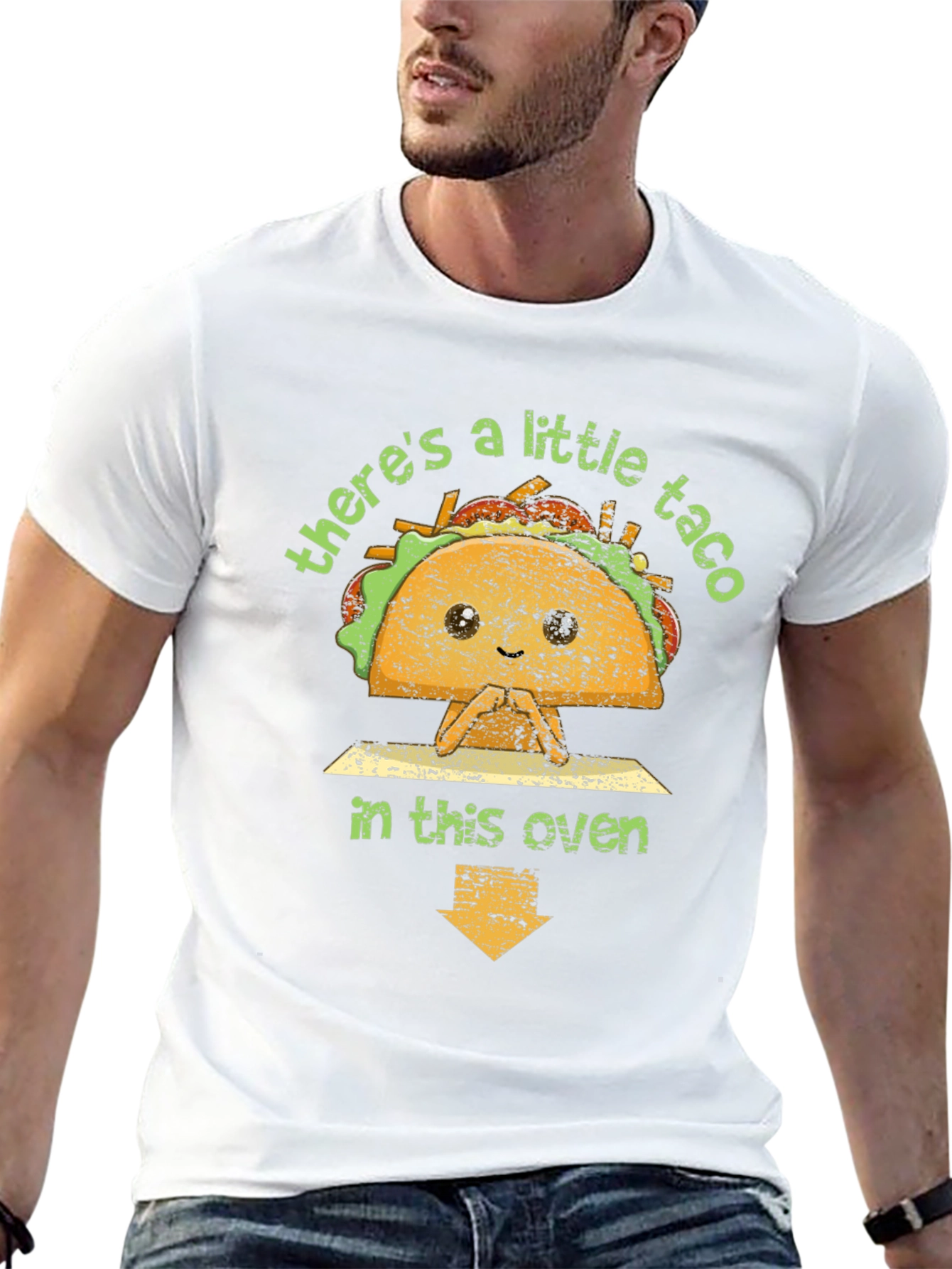 Cute Taco in the Oven Pregnancy Announcement T-Shirt
