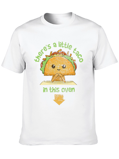 Cute Taco in the Oven Pregnancy Announcement T-Shirt