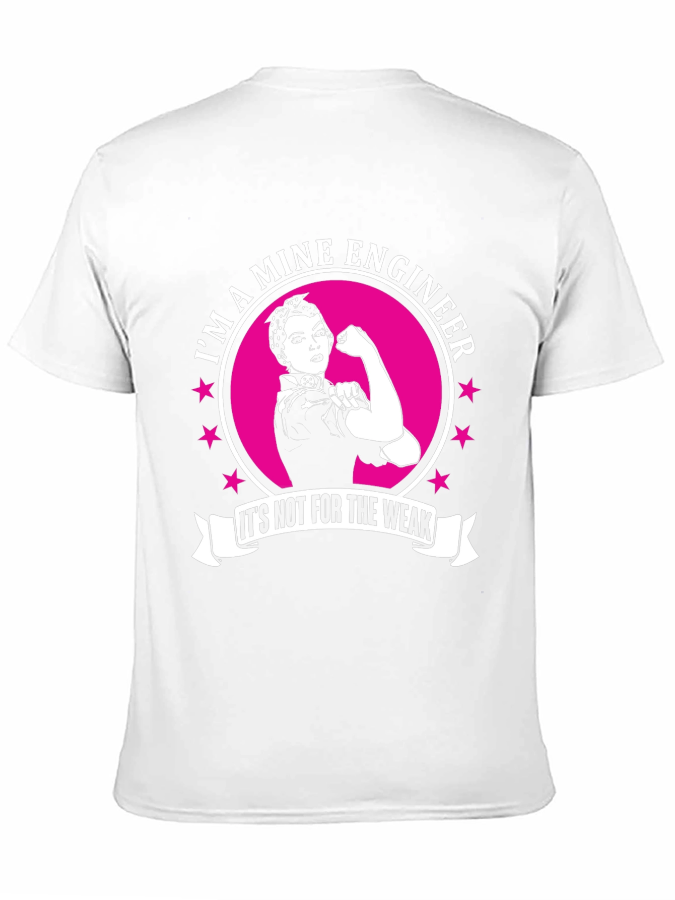Mine Engineer Strong Woman T-Shirt