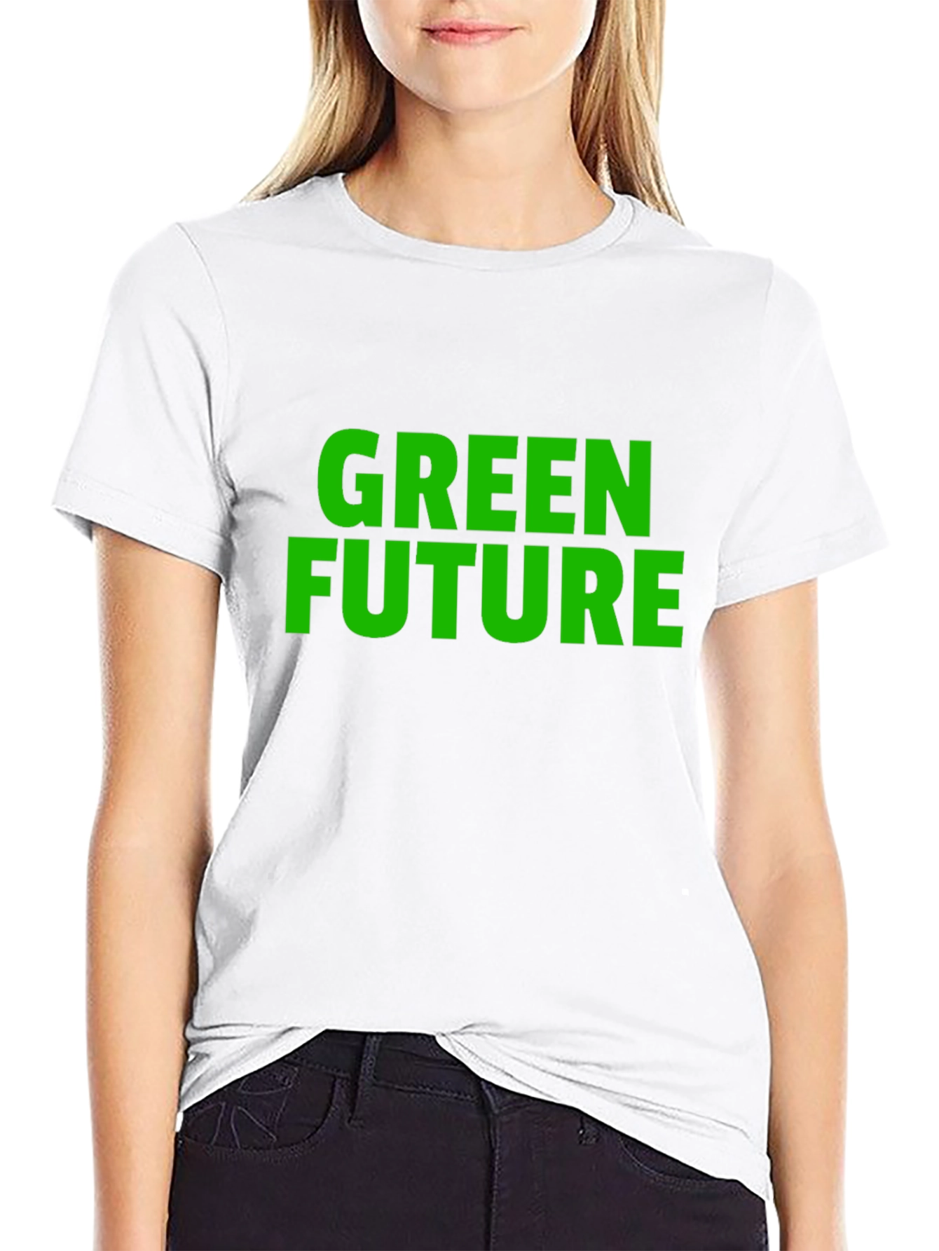 Green Future Graphic T-Shirt - Eco-Conscious Fashion