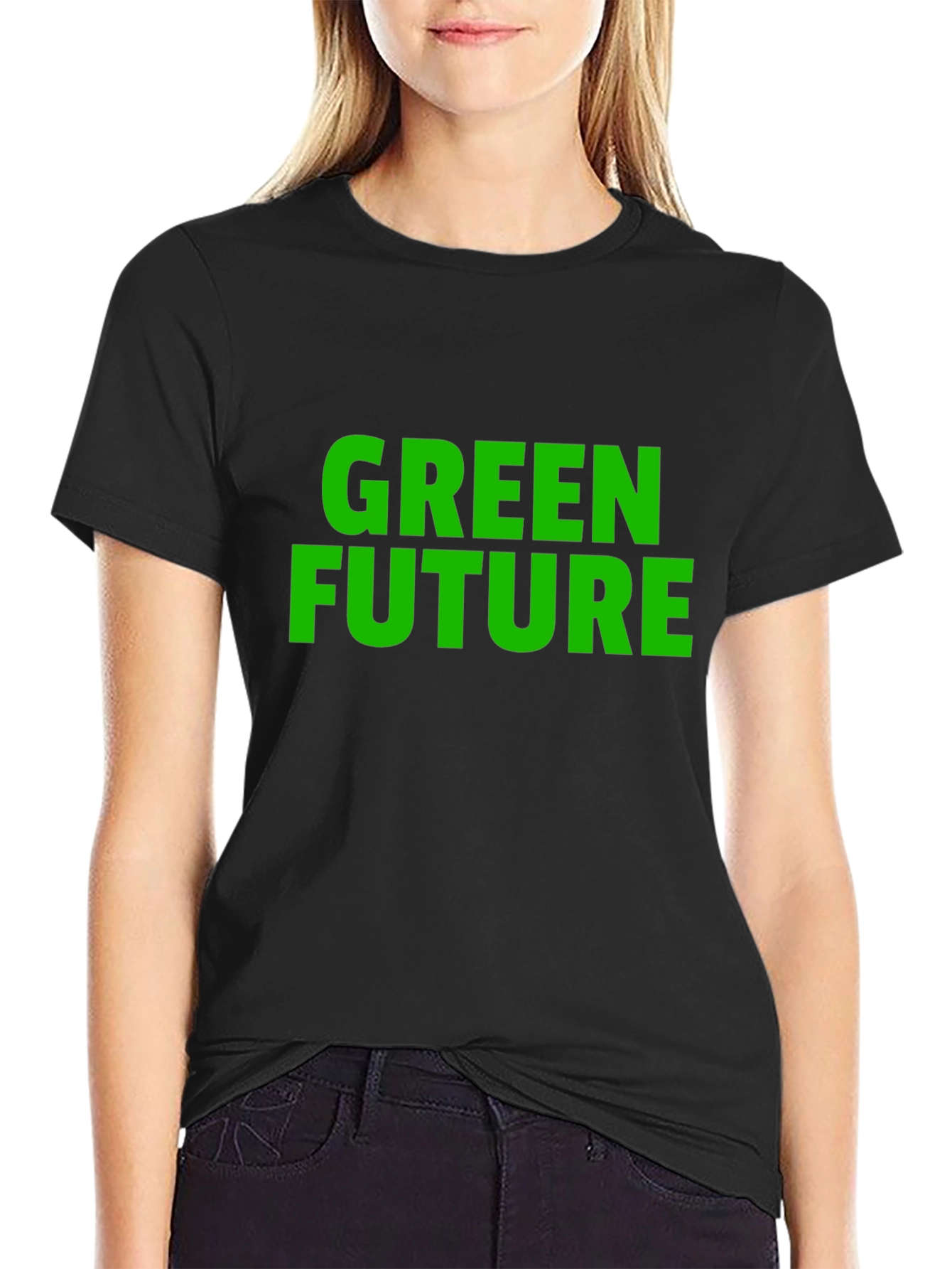 Green Future Graphic T-Shirt - Eco-Conscious Fashion