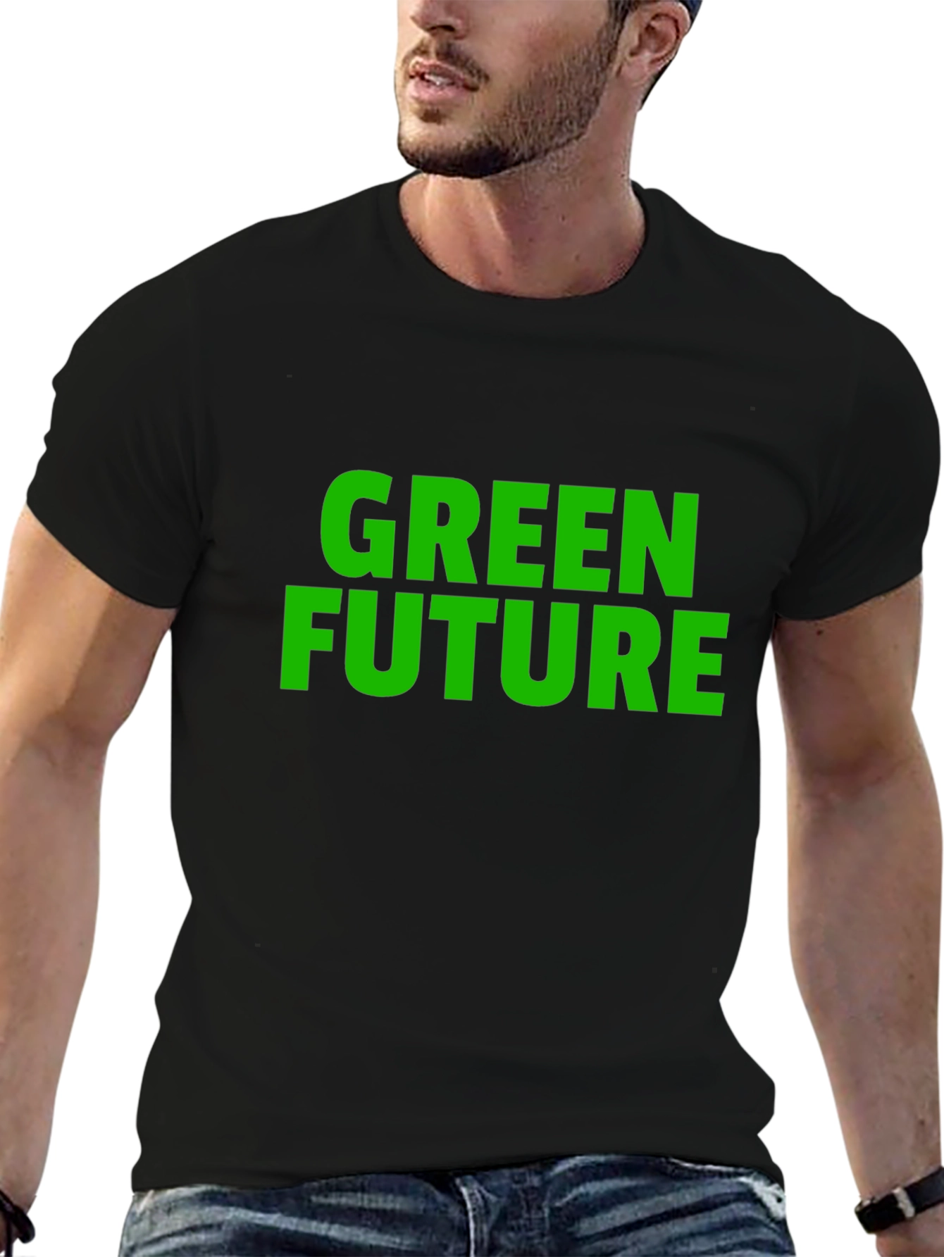 Green Future Graphic T-Shirt - Eco-Conscious Fashion