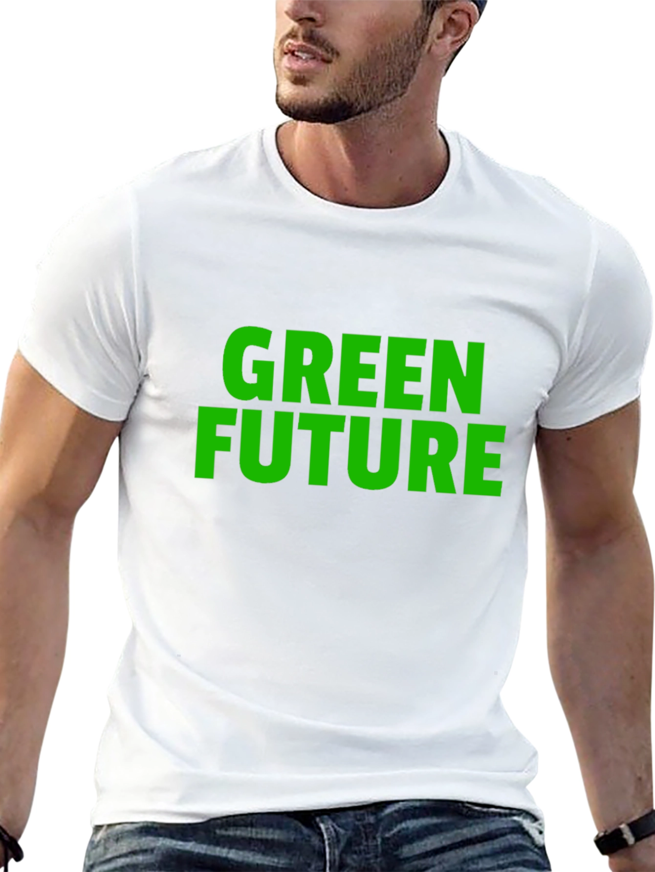 Green Future Graphic T-Shirt - Eco-Conscious Fashion