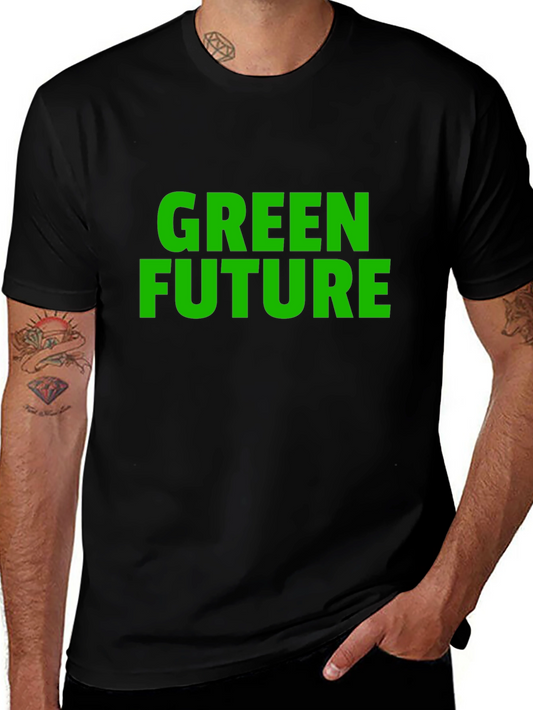 Green Future Graphic T-Shirt - Eco-Conscious Fashion