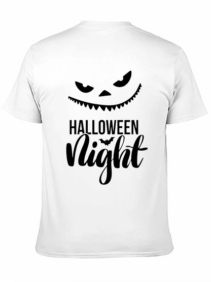 Halloween Night Graphic Tee - Spooky Season Shirt